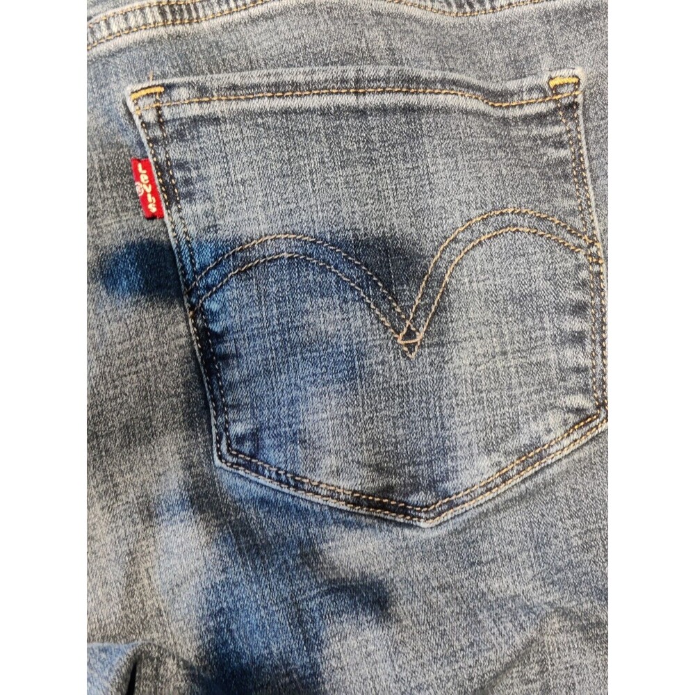 Levis -Womens Classic Boot Mid Rise Jeans - Size 12M W31 L30 Medium Wash - Picture 8 of 8